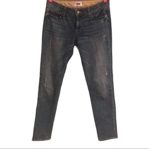 Paige Skyline Ankle Peg Jeans Medium Wash